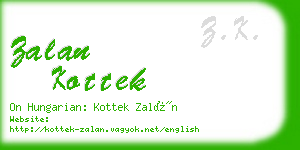 zalan kottek business card